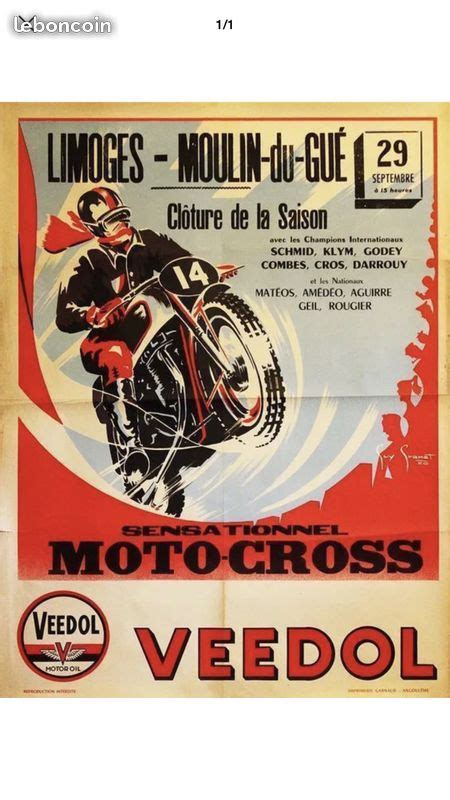 Thema motor cros anak /. Affiche ancienne theme motocross | Motocross, Affiches ...