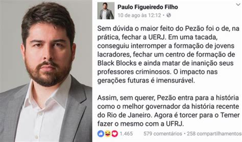 No venda mi información personal. Neto de Figueiredo alvo de operação da PF é fã de ...