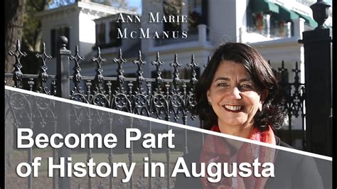 Come and learn something you may not know, in a warm and welcoming environment. Augusta Georgia Real Estate Agent: Become part of history ...