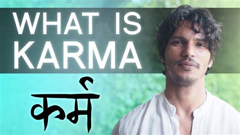 It doesn't have to mean monogamous or anything. What KARMA really means - YouTube