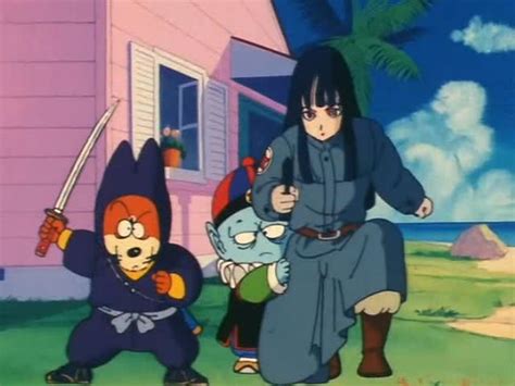 She always works with shu and, despite her intelligence, the two of them always manage to fail their objectives. Image - Pilaf hiding behind mai.jpg | Dragon Ball Wiki | FANDOM powered by Wikia