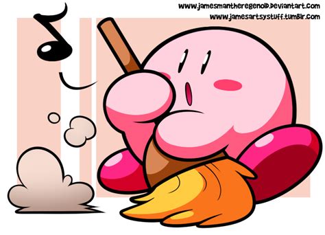 Maybe you would like to learn more about one of these? A Cleaning Kirby by JamesmanTheRegenold.deviantart.com on @DeviantArt | Kirby, Kirby character ...