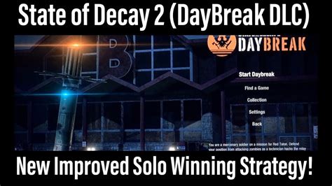 They are a new addition to the state of decay universe, along with the plague zombies that they produce. State of Decay 2 (DayBreak DLC) - New Improved solo ...