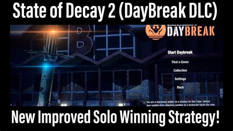 This release is standalone and updated to build 432184 (up 25). State of Decay 2 (DayBreak DLC) - New Improved solo ...