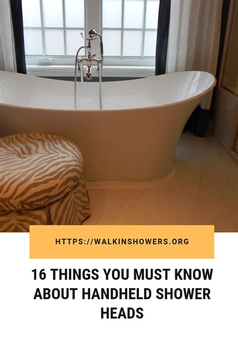 These faucets vary in size, shapes, layout, color, and cost. 16 Things You Must Know About Handheld Shower Heads | Tub ...