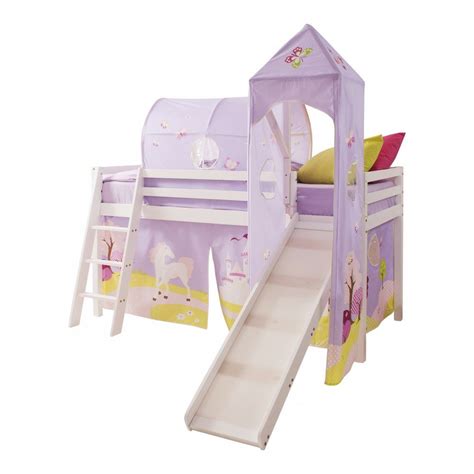 Cabin beds are also more commonly known as mid sleeper beds. Cabin Bed with Slide, Tent, Tower & Tunnel | Cabin bed ...