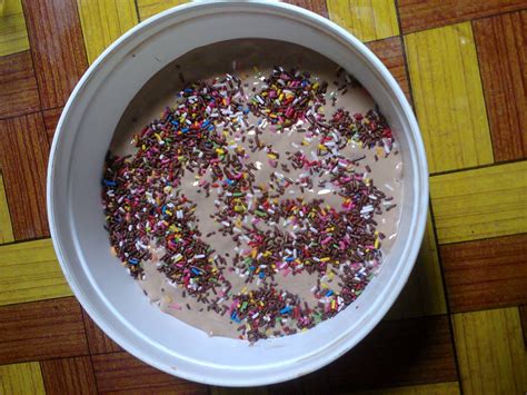 Sedapnya kalau dapat makan aiskrim ni time panas2. Blog Cik Miela: Resepi: Aiskrim coklat daebak!! (homemade)