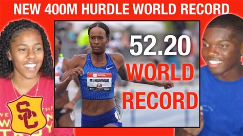 Women 400 m hurdles | updated: REACTING TO DALILAH MUHAMMAD BREAKING 16 YEAR OLD 400M ...