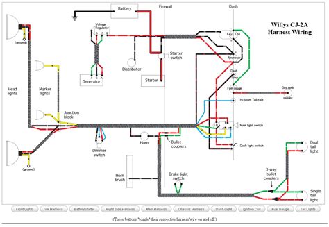 Secondary ignition wiring is shown in figs 1 and 2. Willys M38 Wiring Diagram With Ignition Switch Wes K