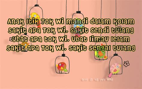 Anak itik tok wi anak _tok wi mandi dalam _ sakit apa _____ wi sakit sendi tulang _apa tok wi ubat limau lelam sakit karakteristik morfometrik itik magelang.tubuh itik magelang berdasarkan kelompok bobot badan, periode pengukuran dan jenis kelamin. MAISARAH RAHIM: List Lagu Budak-2 Sugus