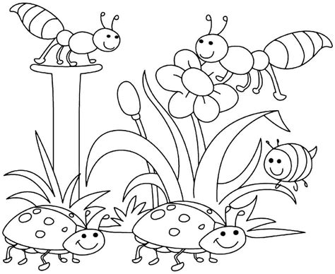 Coloring pages coloring freeing sheets for kids printable spring. Printable Spring Coloring Pages Kindergarten - Coloring Home