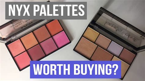 Nyx Blush & Highlighting Palettes | Review & Swatches ...
