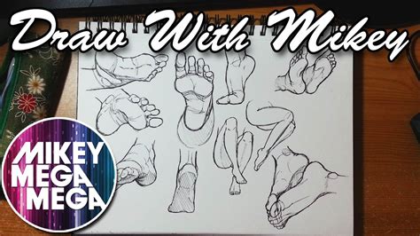 Share your thoughts, experiences and the tales behind the art. Does Youtube Help Art? & Feet drawing - Draw With Mikey ...