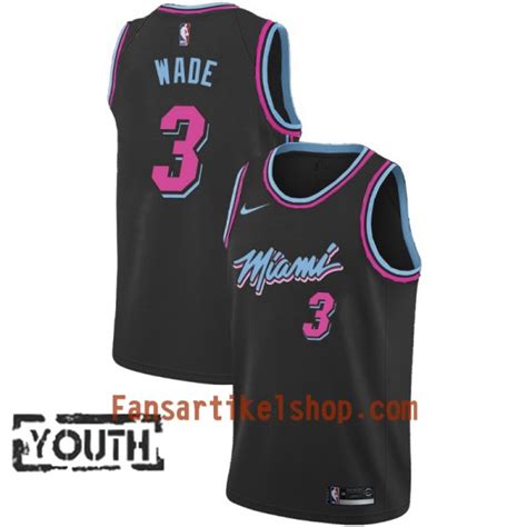 Mit spielernummer bedruckte trikots sind von rückgabe/umtausch ausgeschlossen. Miami Heat Trikot Dwyane Wade 3 2018-19 Nike City Edition ...