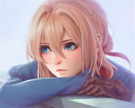 I'm a big fan of pink hair and purple eyes, due to several extremely attractive characters with this trait. Violet Evergarden HD Wallpaper | Background Image | 1920x1536 | ID:897489 - Wallpaper Abyss