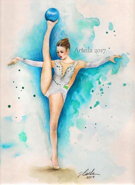 К спортивным видам гимнастики относятся: inspired by Aleksandra Soldatova (Russia) | Рисунки ...