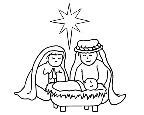 Touch device users, explore by touch or with swipe gestures. Baby Jesus coloring page - Coloring Pages 4 U