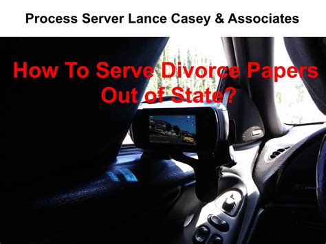 Maybe you would like to learn more about one of these? How To Serve Divorce Papers Out of State? By Lance Casey ...