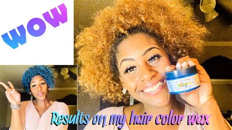 This jazzy temporary color is great for trying the type of crayon box hues that stretch the imagination. Does this hair paint wax really work on color hair!!# ...