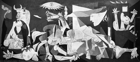 Pablo picasso alcanzó a decir lo siguiente sobre su obra sin embargo, la beligerante declaración de pablo picasso hizo que la obra guernica fuera considerada una pintura. Guernica - Pablo Picasso | Wikioo.org - La Enciclopedia de ...