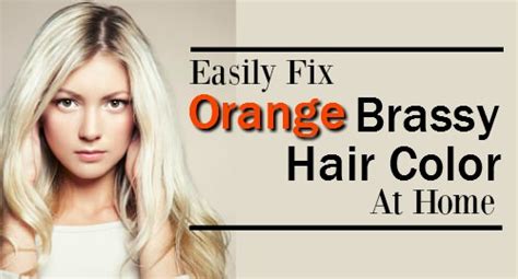 The chemical processes involved in dyeing your hair blonde or a lighter shade can lead to hair color woes such as orange tones. Easily Fix Orange Brassy Hair At Home | Terrific Tresses