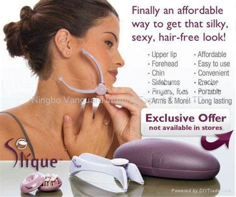 For instance, you shouldn't use a hair removal cream. Slique Hair Removal System - TVP-1325 (China Manufacturer ...