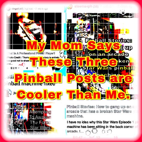 Pinball fx3 is the biggest, most community focused pinball game ever created. Pinball Life: My Mom Says These Three Pinball Posts are ...