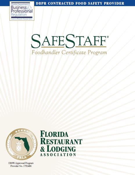 The florida department of health florida department of agriculture the american culinary federation the american national standards institute the florida department of business and professional regulation. Foodhandler
