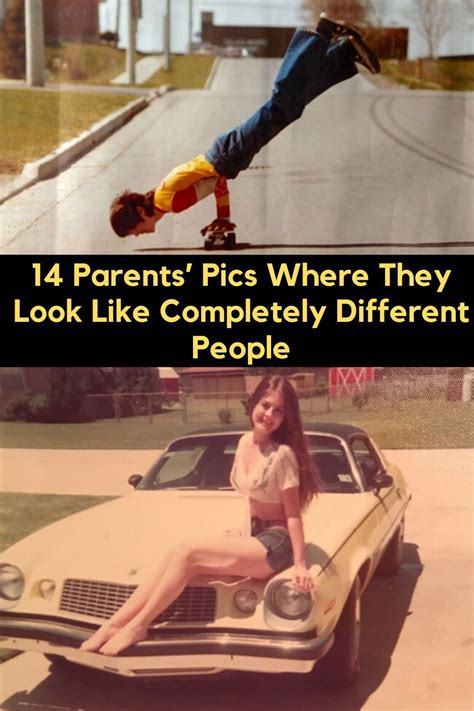 14 Parents' Pics Where They Look Like Completely Different ...