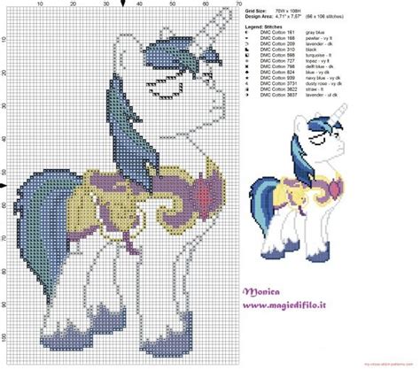 Also, free pattern downloads for beading, cross stitch, knitting, crochet. Shining Armor 2 My Little Pony cross stitch pattern - free ...