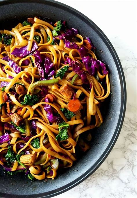 Many american have the faintest idea of how mongolian cuisine tastes. Vegan Mongolian noodles and veggies stir fry in spicy soy ...
