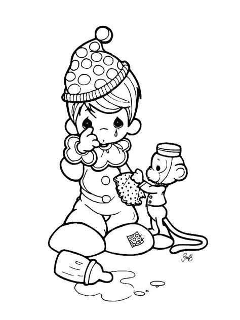 Choose your favorite coloring page and color it in bright colors. Precious Moments | Momentos preciosos, Páginas para ...