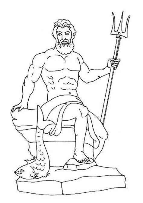 See also these coloring pages below Poseidon from Greek Gods and Goddesses Coloring Page ...