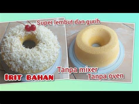 Sedangkan untuk penggunaan cup, bolu ini biasanya mempunyai bentuk seperti bunga yakni mekar pada bagian atasnya. Resep Kue Kukus Sederhana Tanpa Mixer - Bisabo Channel 2020