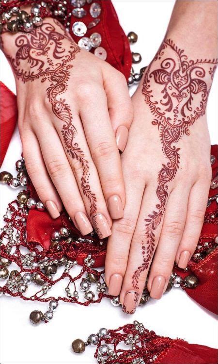 Gambar henna simple anak kecil. Gambar Henna Tangan Kecil : 100 Gambar Henna Tangan Kaki Pengantin Motif Corak Model Simple ...