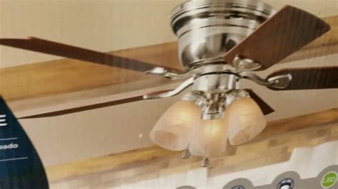 Light kit with frosted glass shade brings overhead illumination to your space, included. Harbor Breeze Centerville ceiling fan light comparison ...