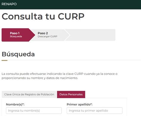 ¿cómo consultar curp en línea? Consultas.curp.gob.mx Revisa en Linea en PDF | Consultar ...