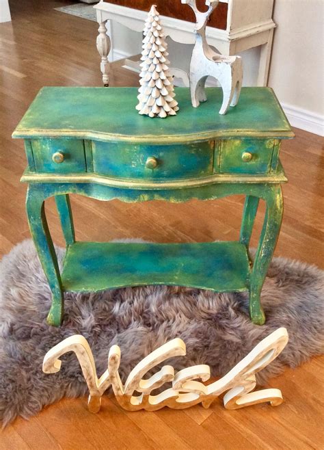 All that seems to do is achieve a rather stale look, with little design direction. Boho Chic Painted Console Table (With images) | Painted ...