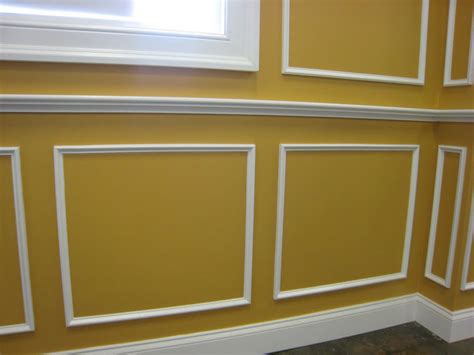 Chair rail molding is typically made of wood, but it can be a composite material. Molding - All Kitchen and Bath Solutions