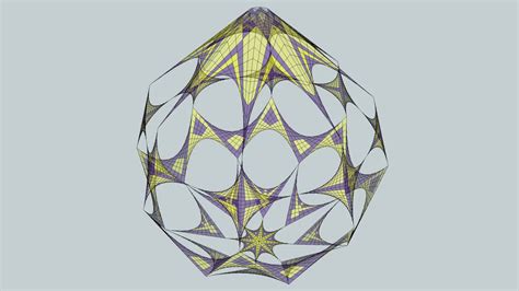 Octagon Sphere String Art | 3D Warehouse