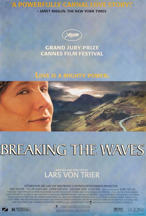 Udo kier, emily watson, stellan skarsgård and others. Breaking the Waves 1996 U.S. One Sheet Poster ...