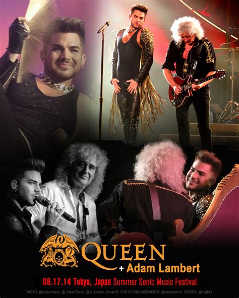 Wallpapers, hd wallpapers, widescreen wallpapers. LIVE: Queen + Adam Lambert (Tokyo, JP) 8/17/14 ...