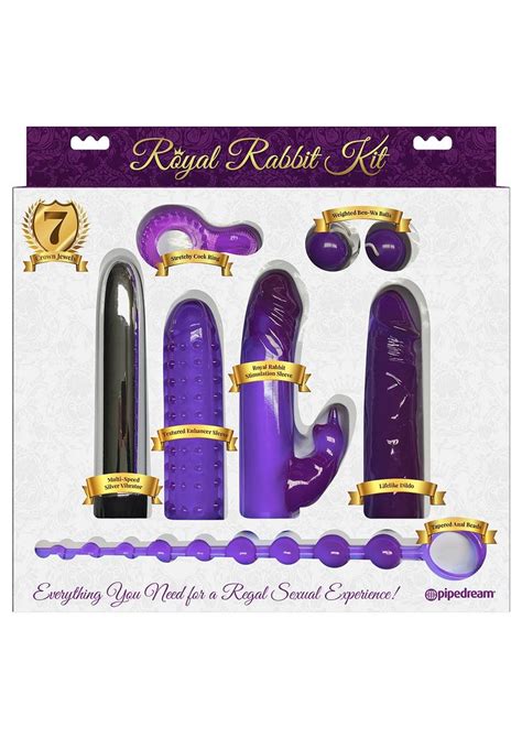 The set of three is packed in a vinyl case. Royal Rabbit Kit | Wholesale Adult Toys