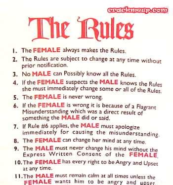 I understand it can be uncomfortable for some people, but it can greatly what's an unwritten rule of dating that you think everyone needs to know? NANCY & DENNIS: MOVING AHEAD WITH A FEMALE-LED MARRIAGE ...