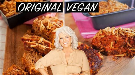 I TRIED MAKING PAULA DEENS CHEESEBURGER MEATLOAF VEGAN ...