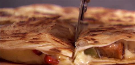 There are basically just two steps—chopping and sautéing the filling, and then cooking the completed quesadillas until the cheese melts. Chicken Quesadillas | Recipe | Food network recipes ...