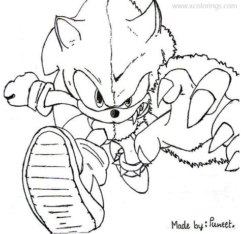 Color in sonic exe using the colors. Super Sonic Exe Coloring Pages - XColorings.com