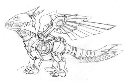 Featuring our 5 train heroes, with special powers: 32 Awesome robot dragon drawing images (With images ...