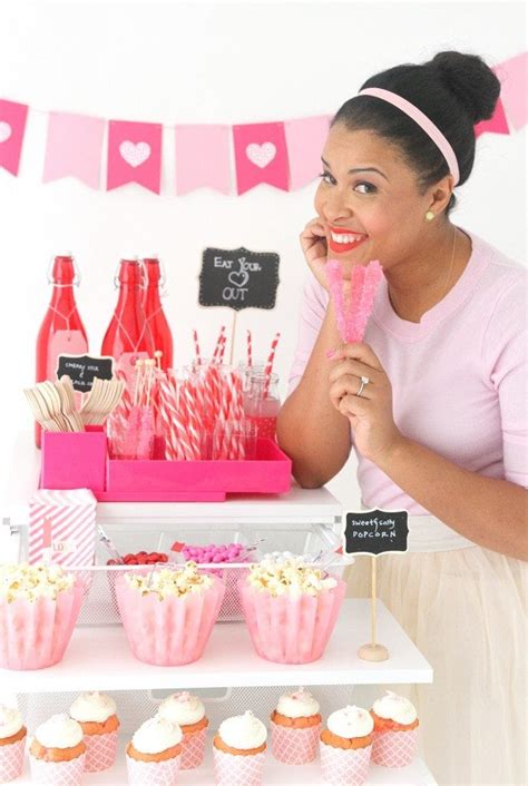 Take your entertaining up another notch with fun party drinkware! Build a Valentine's Day Party Cart | Damask Love