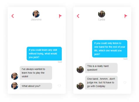 This is a great question because it gives your match an opportunity to describe his or her best qualities without sounding like they're bragging. 10 Questions To Ask on Tinder (Your Matches Will Love These)